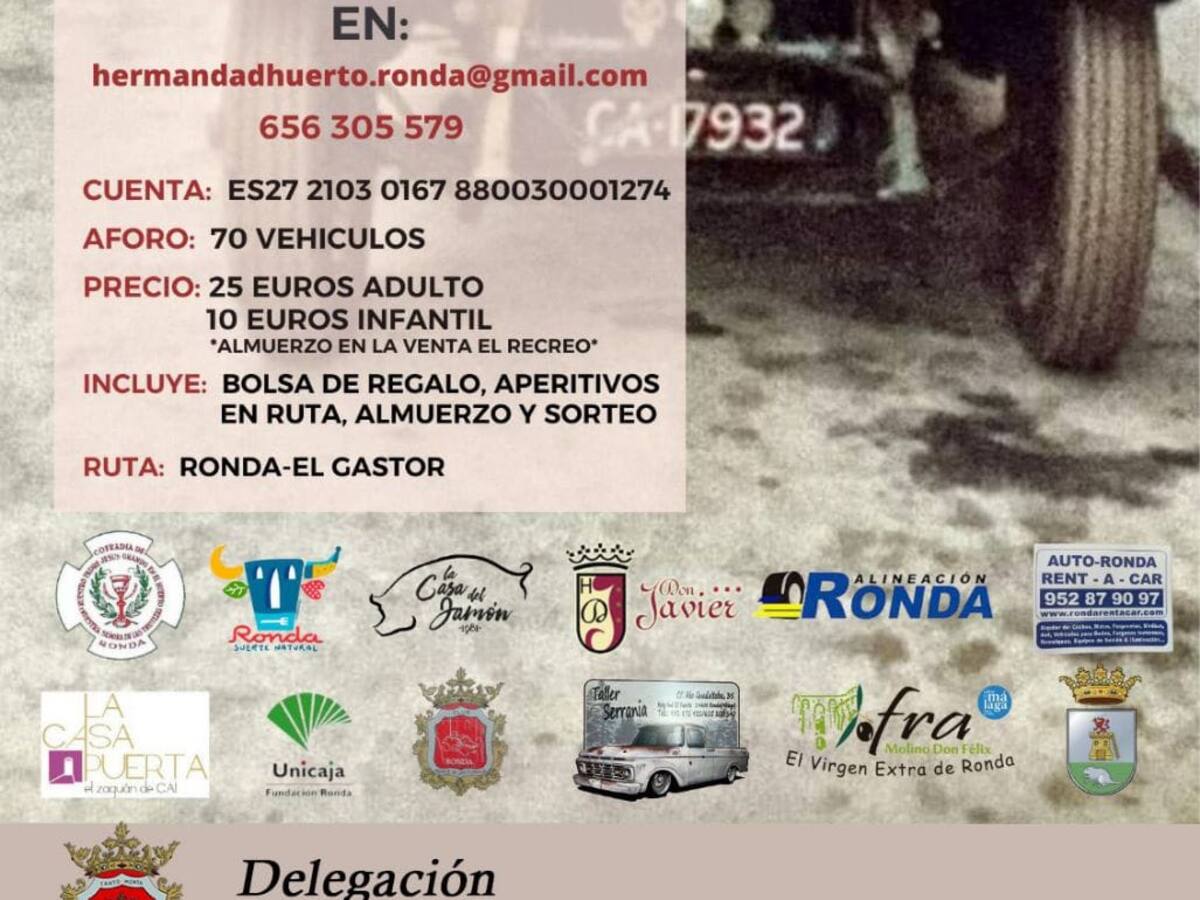 Paco Pérez, de la Hdad del Huerto de Ronda