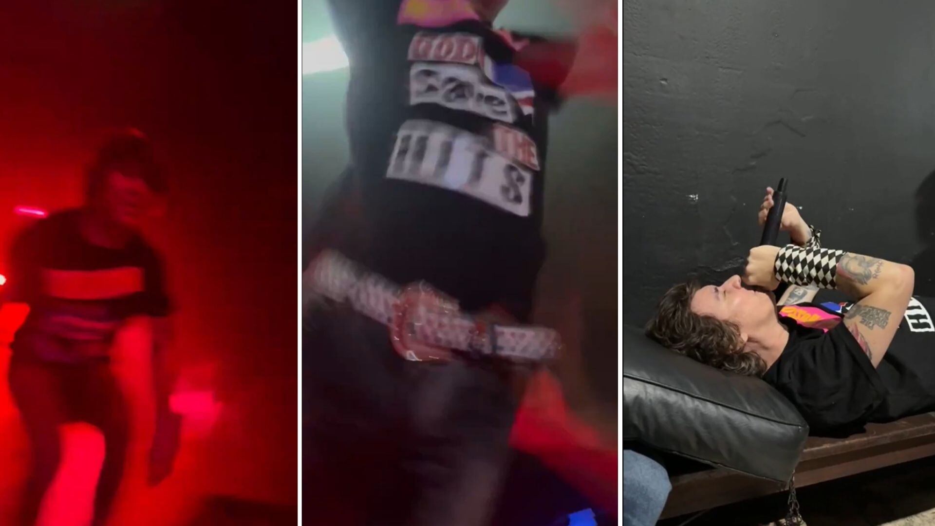 Maxi Trusso, durante el concierto.