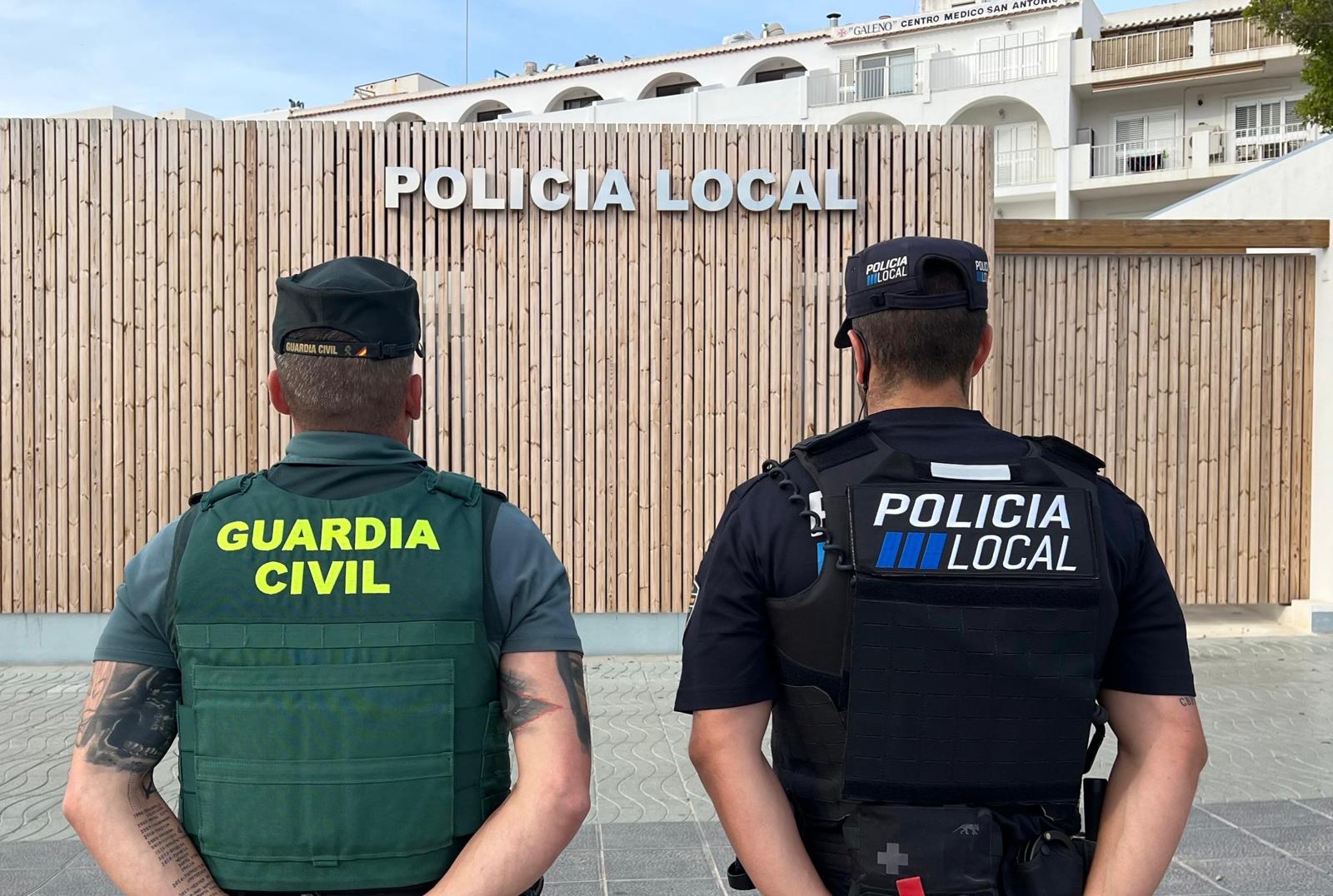 Operativo conjunto en Sant Antoni
