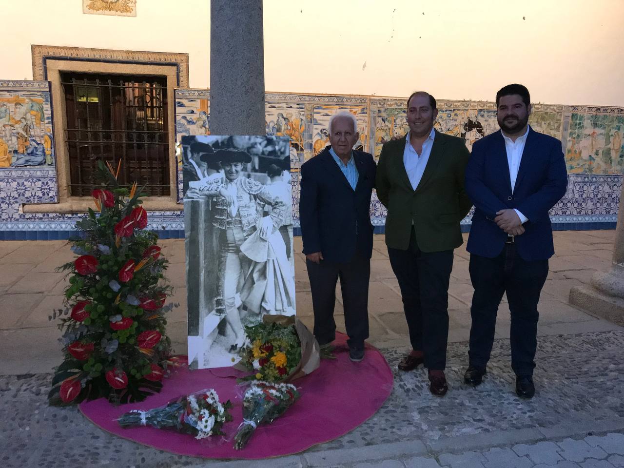 En las inmediaciones ha tenido lugar el concierto de la Banda de Música de Talavera.