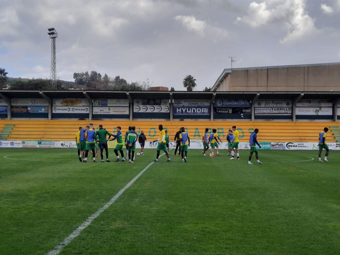 Un entreno en el San Rafael.