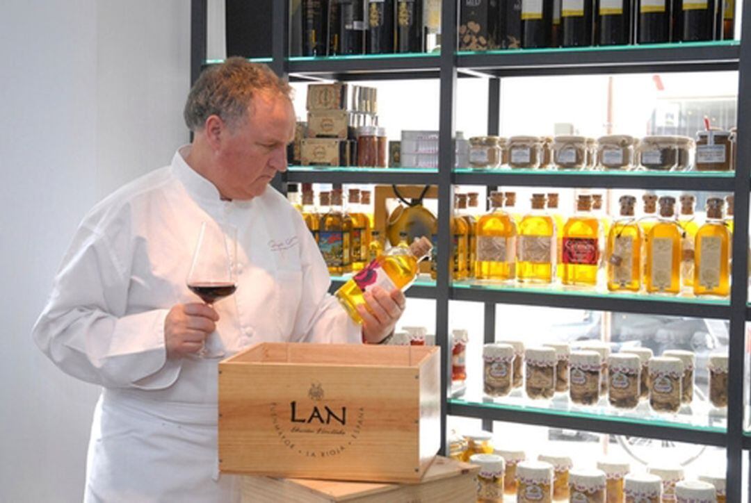 Gregorio García en Oleum, su restaurante