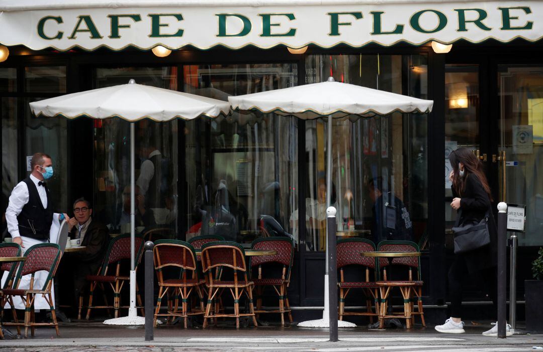 El conocido Cafe de Flore, en Paris.