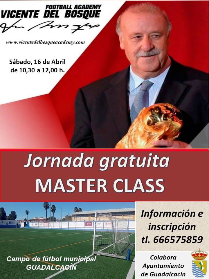 Cartel jornada Gratuita Master Class
