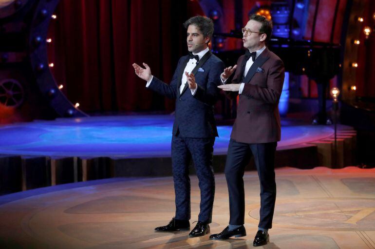 Los humoristas y presentadores de la gala Ernesto Sevilla y Joaquín Reyes