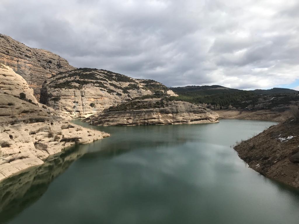 Situación actual del embalse de Vadiello, al 33%