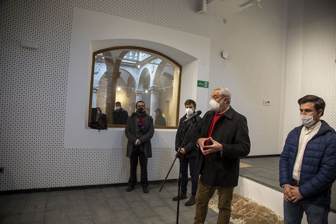 El Presidente de la Diputación Provincial de Cáceres, Carlos Carlos, en un acto reciente