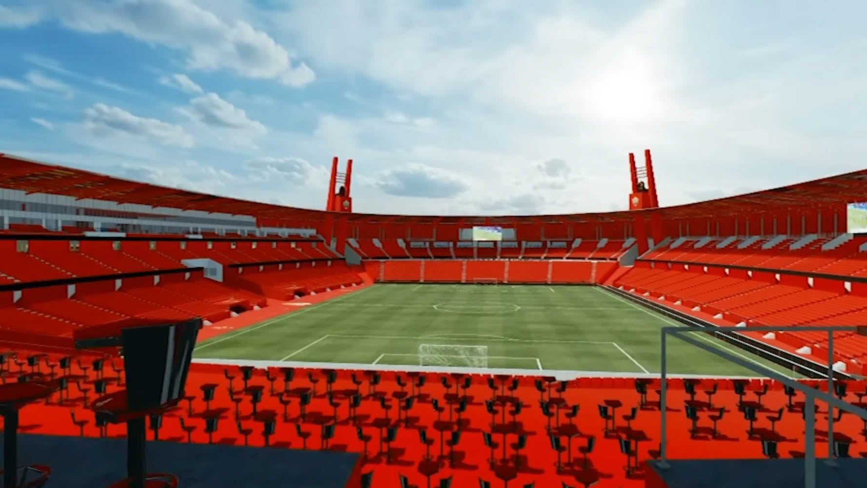 El estadio del Almería pasará a ser un campo de fútbol.