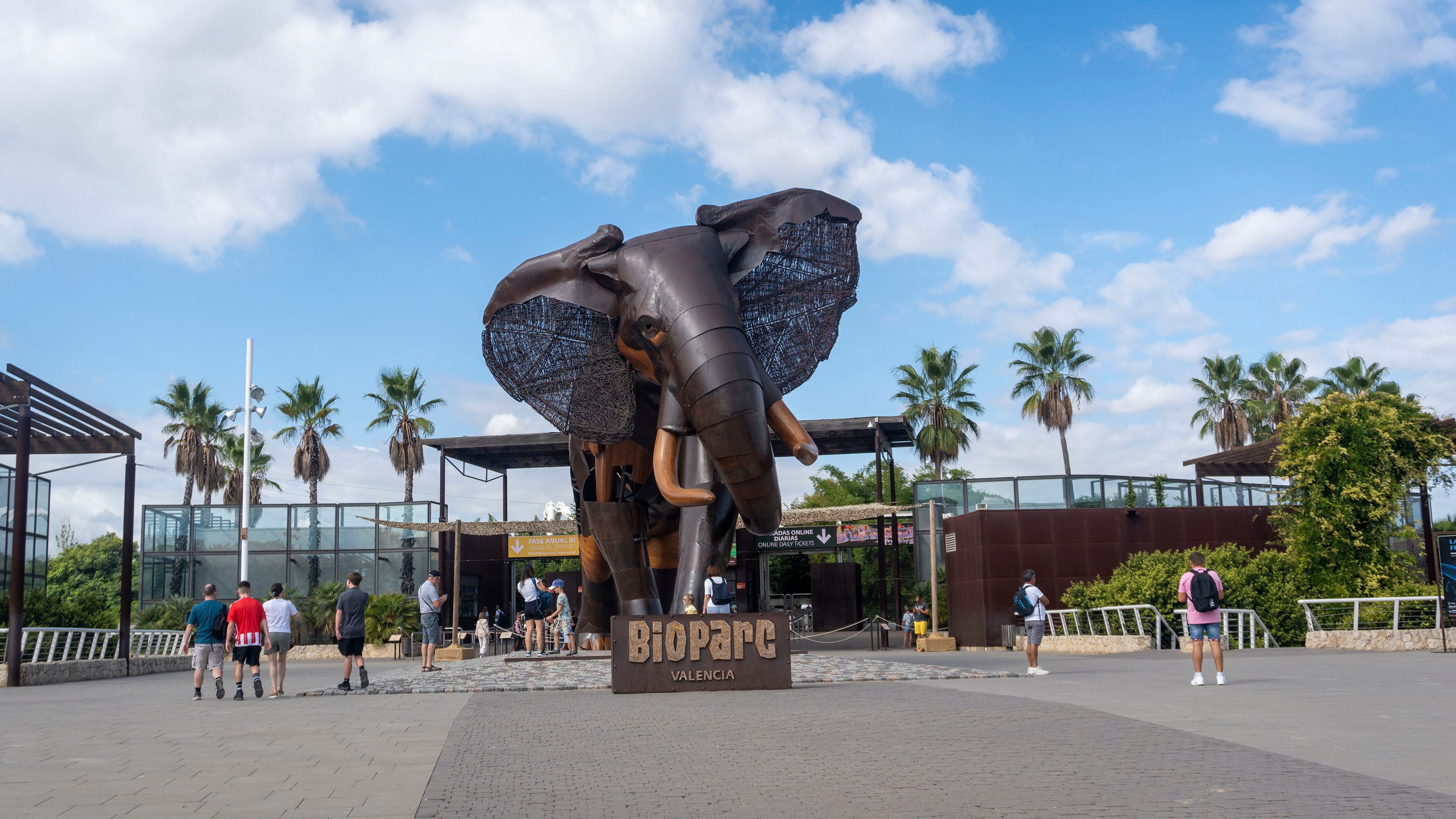 Plaza de acceso de BIOPARC València