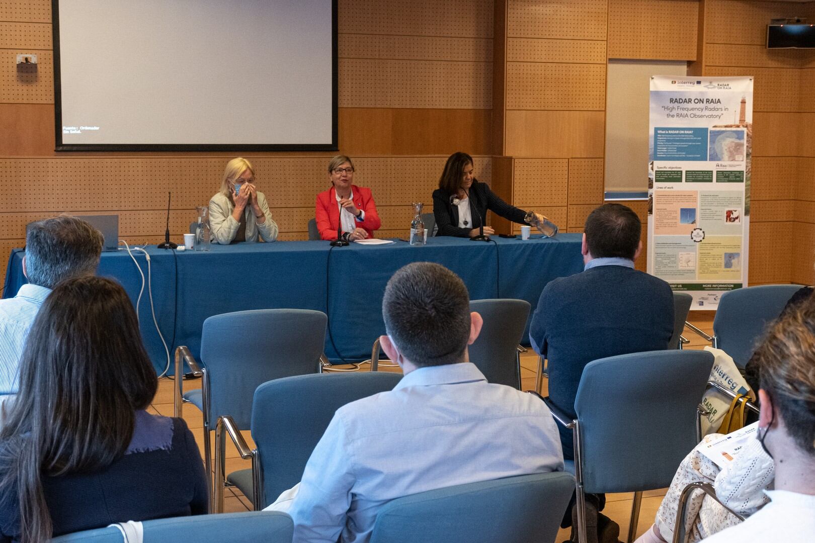 La conselleira del Mar, Rosa Quintana, inauguró el evento final del proyecto europeo Radar on Raya, coordinado por el Cetmar
