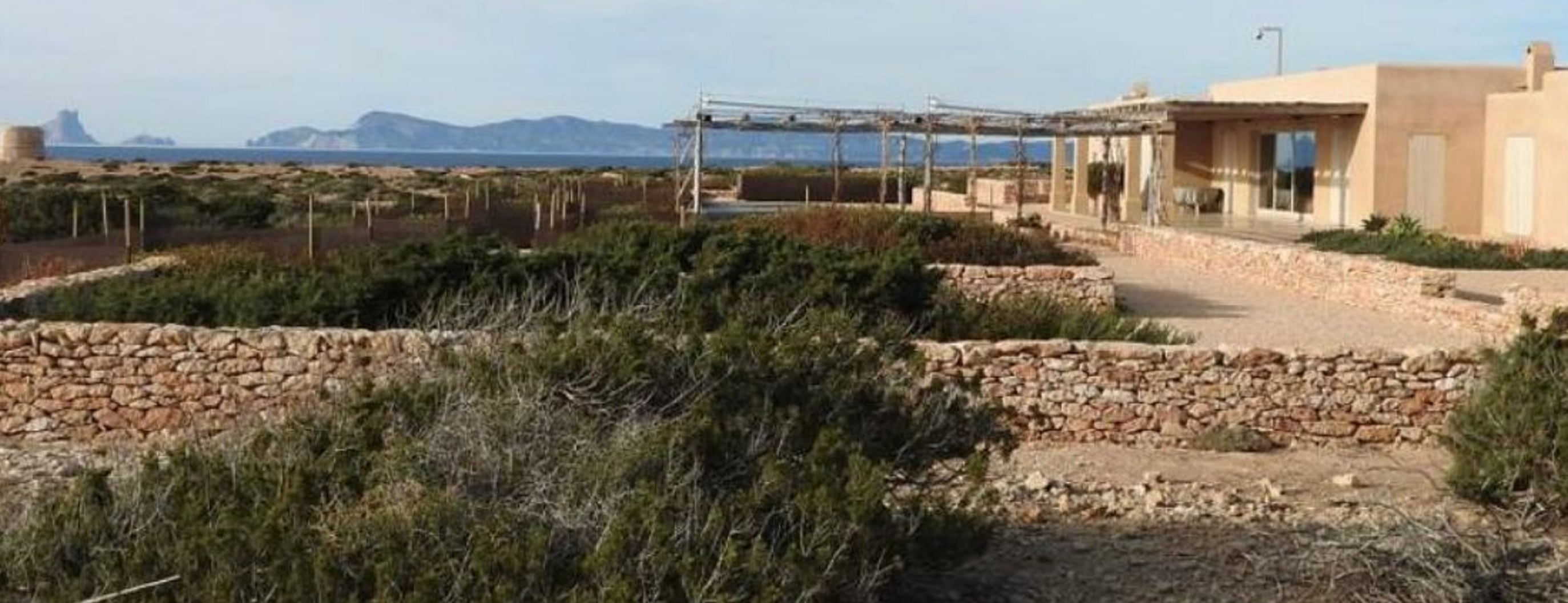 Imagen de una de las viviendas construidas en Punta Gavina