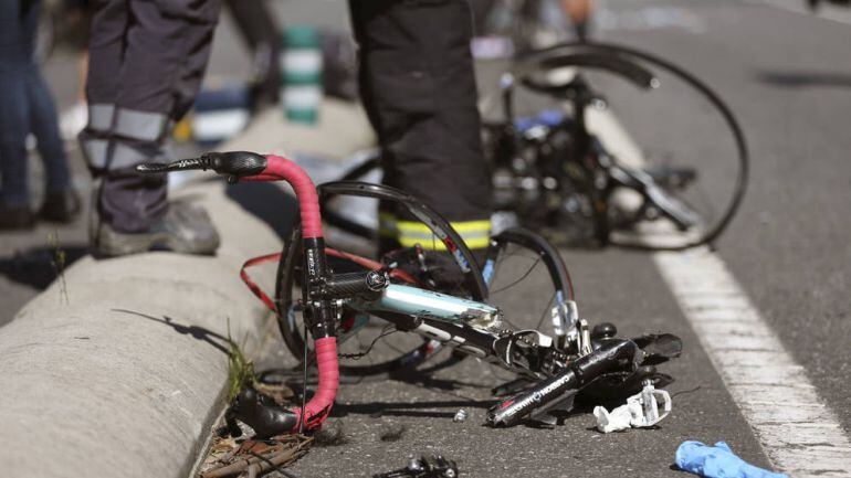 Accidente ciclista.