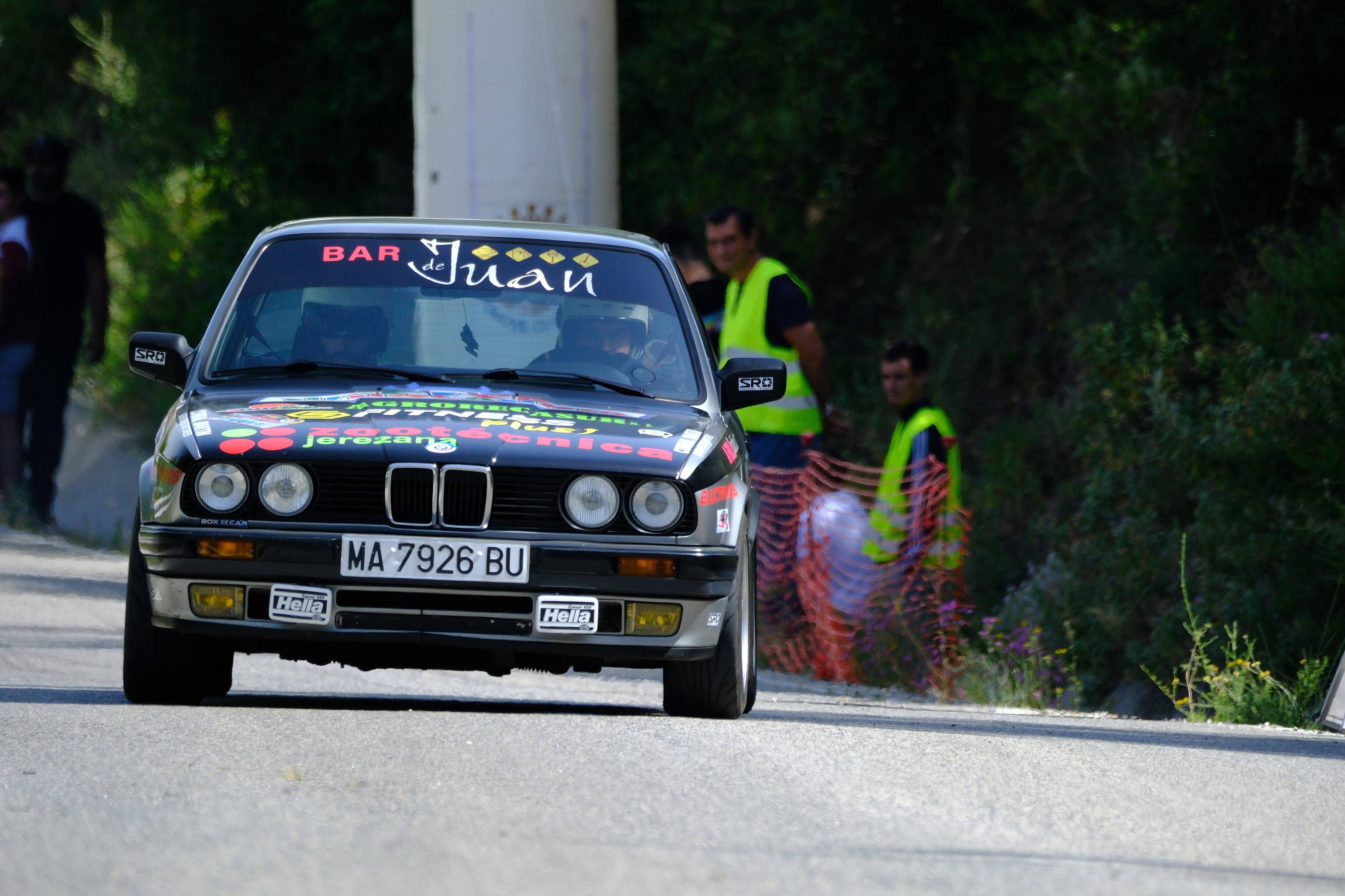 Uno de los vehículos participantes en el Xi Rally Ciudad de Jerez