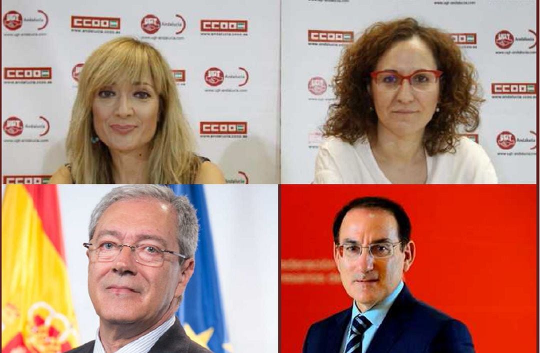 Invitados al Especila La Ventana Andalucía: Carmen Castilla, Nuria López,Rogelio Velasco y Javier González de Lara