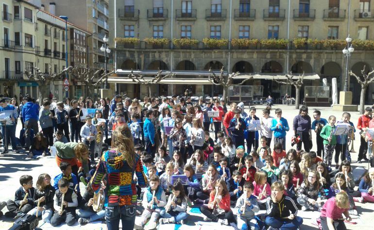 150 instrumentistas de diferentes cursos han tocado un variado repertorio