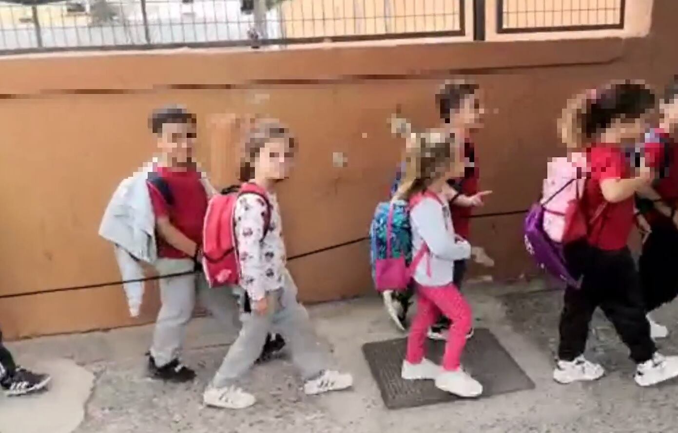 Niños del CEIP Isabel La Católica de La Línea