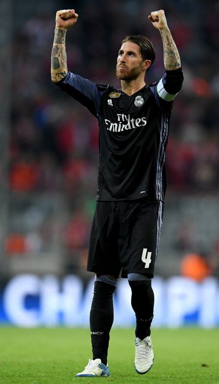 Sergio Ramos en el Allianz Arena.