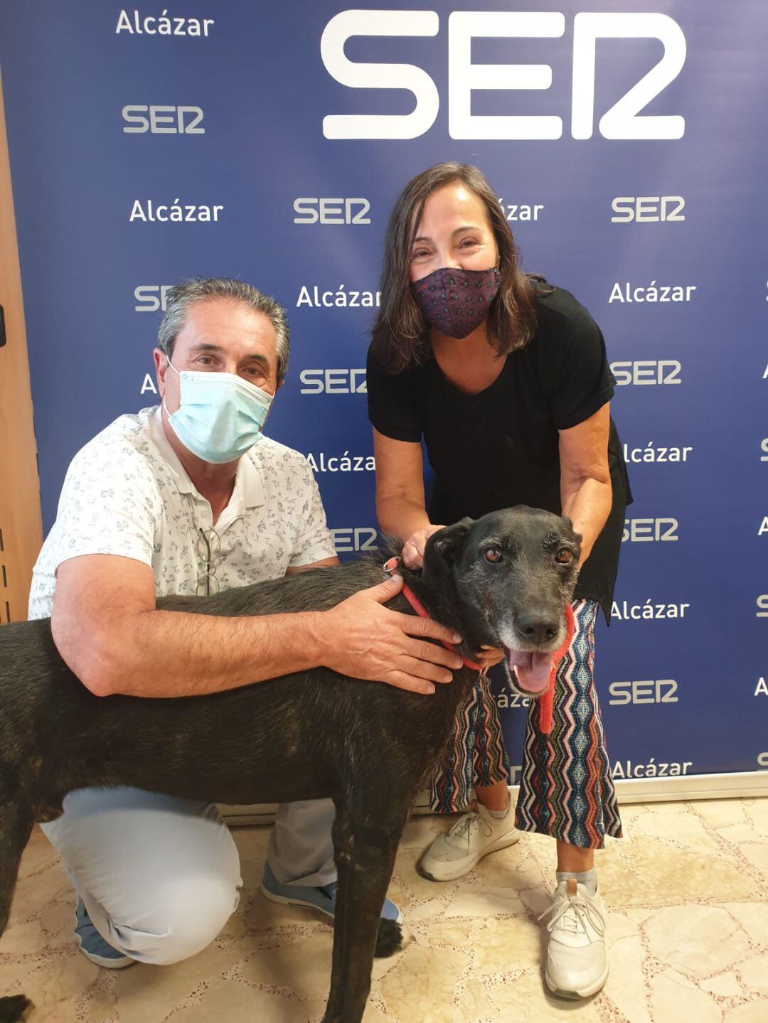 Atila y los responsables de Animalcazar en SER Alcázar