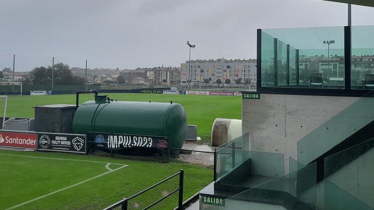 La Albericia, esta mañana.