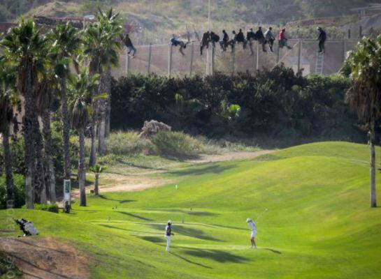 Fotografía cedida por José Palazón, de la ONG Prodein Melilla.