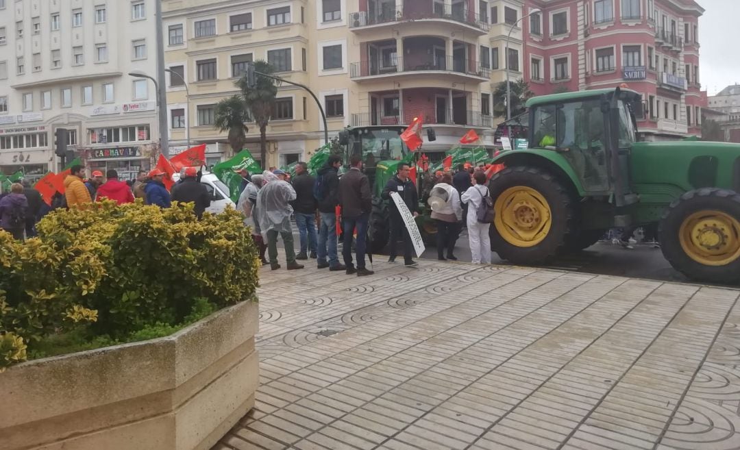 Concentración de las organizaciones agrarias en Badajoz