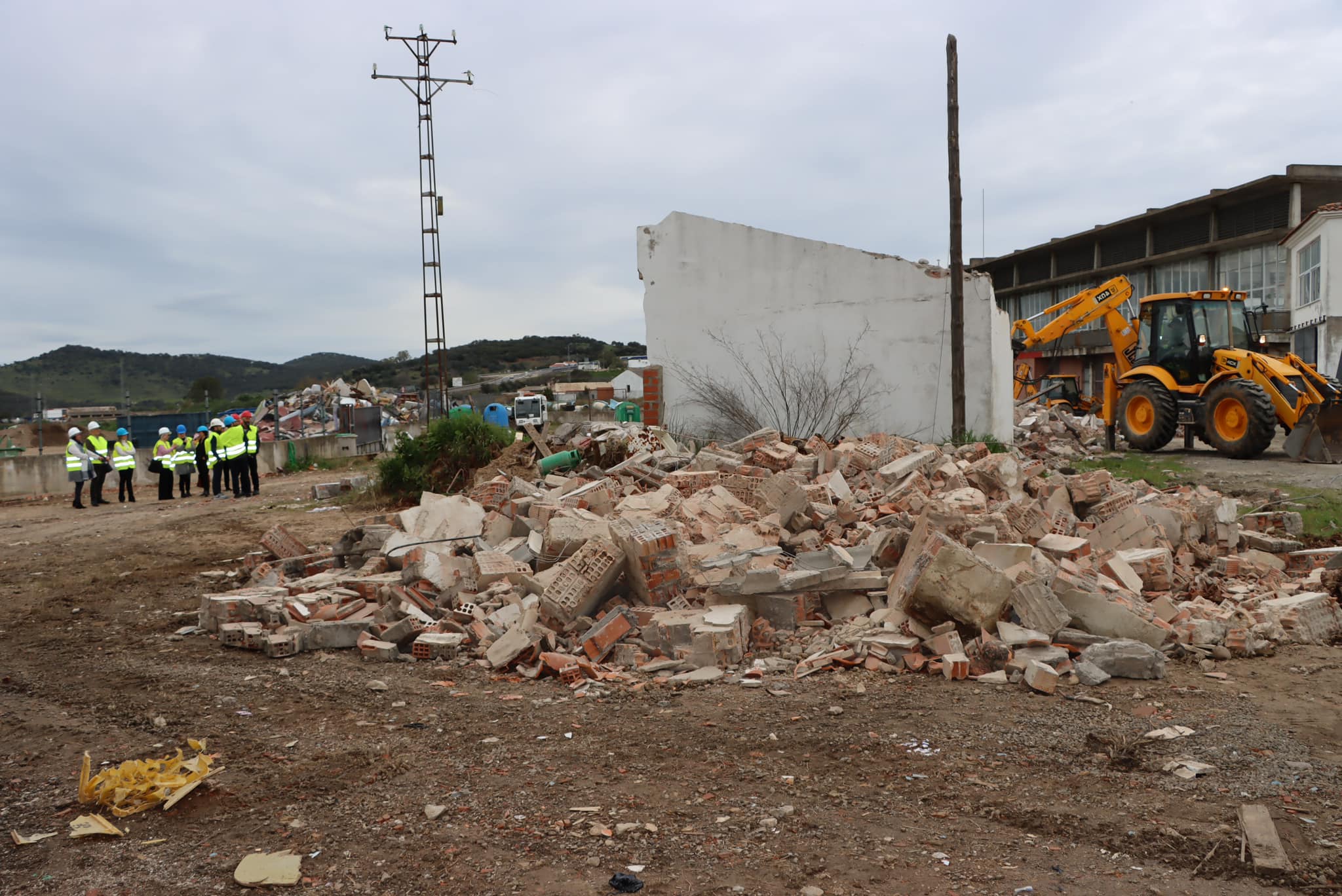 Inicio de las obras del Centro de Día de Jerez de los Caballeros