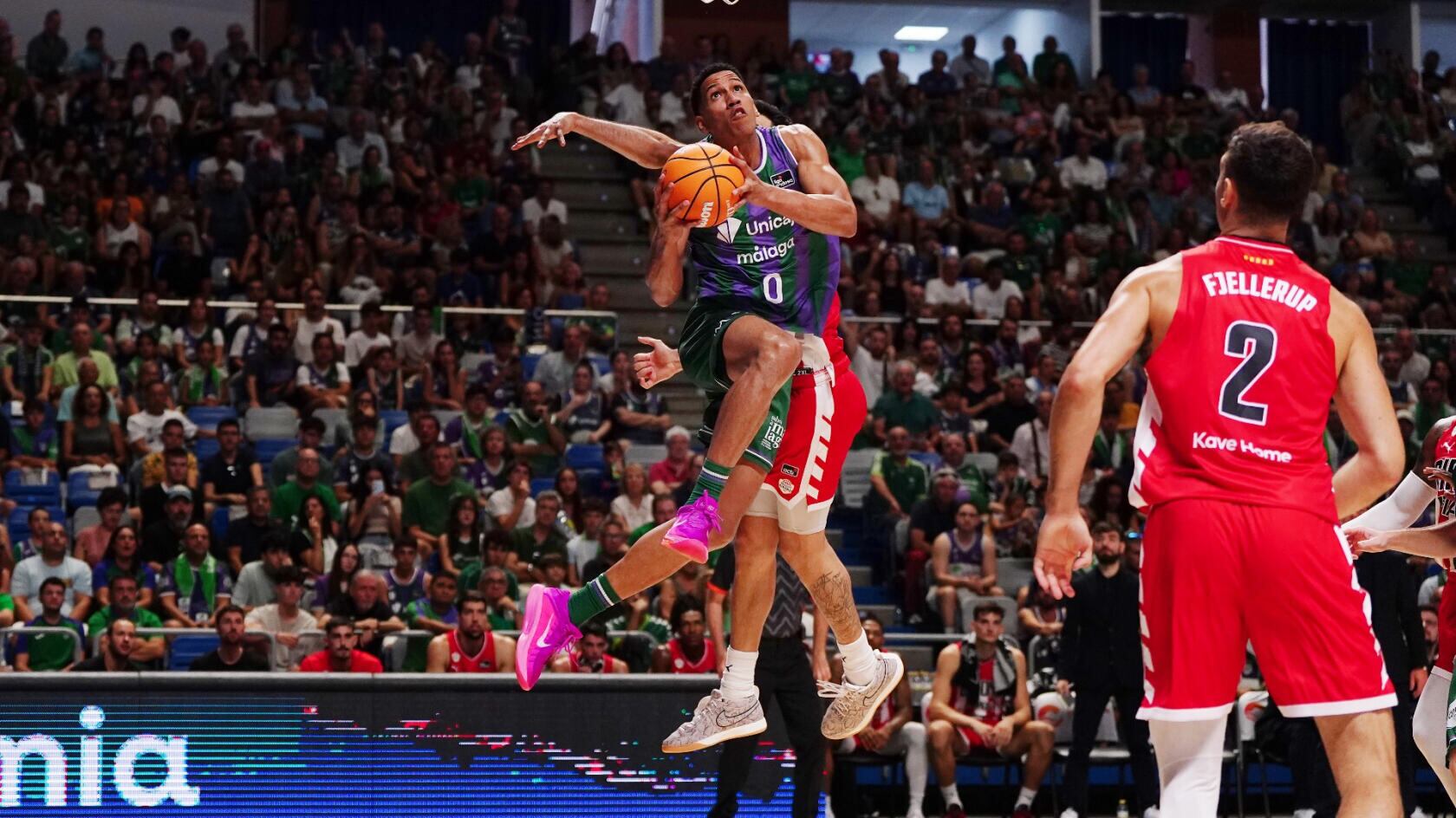 Tyson Pérez, en una acción durante el partido de la pasada temporada