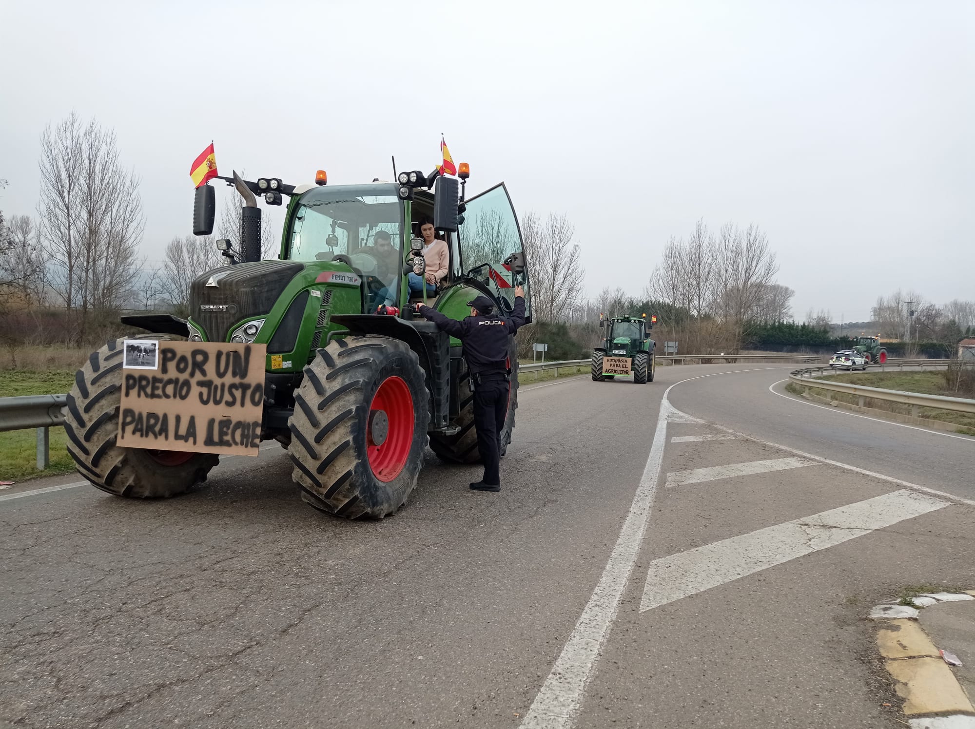 Tractorada en Palencia