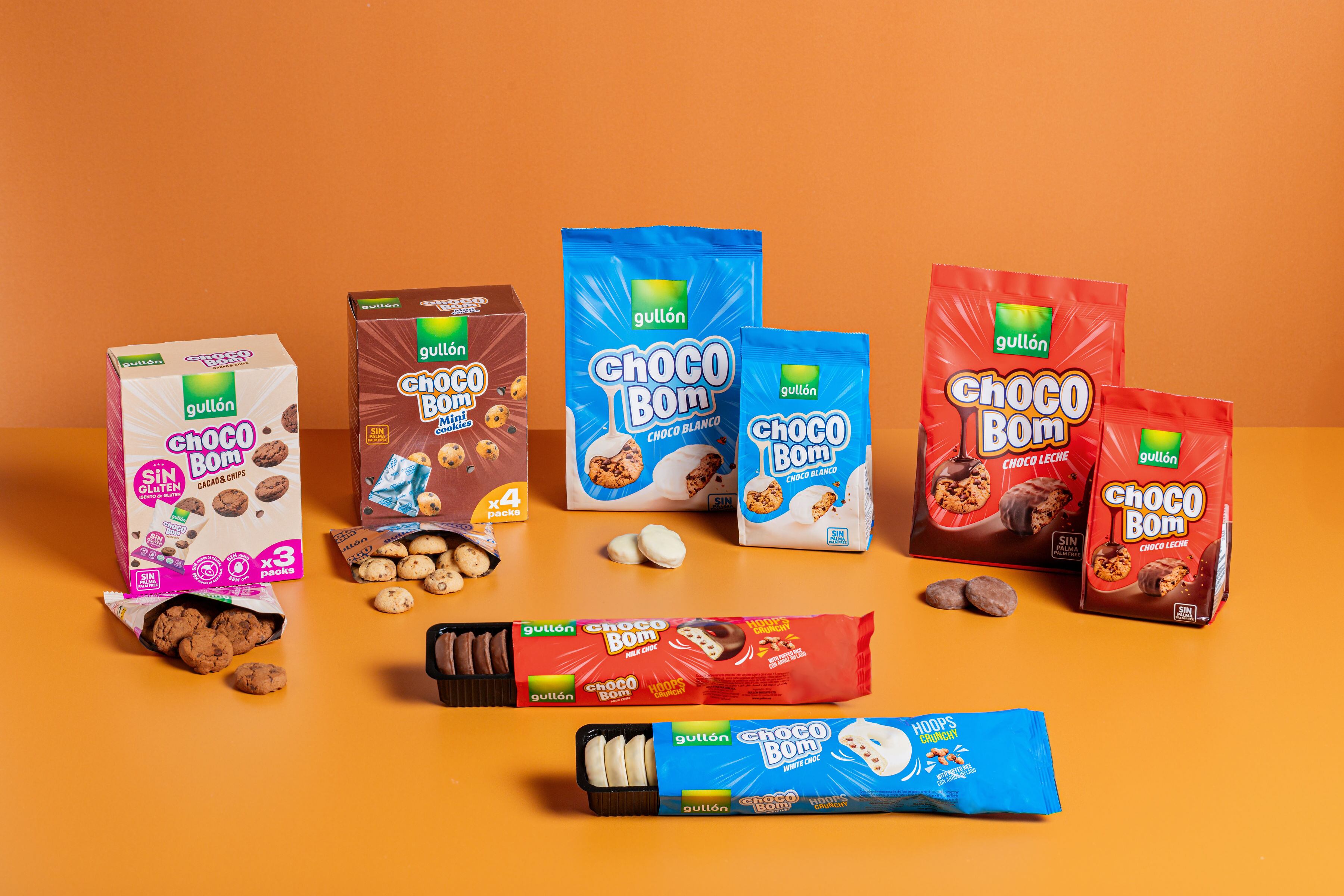 Galletas Gullón aumenta la familia ChocoBom con el lanzamiento de las Cacao Chips Sin Gluten y las Mini Cookies