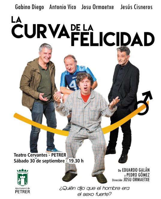 Obra de teatro "La curva de la felicidad" en Petrer