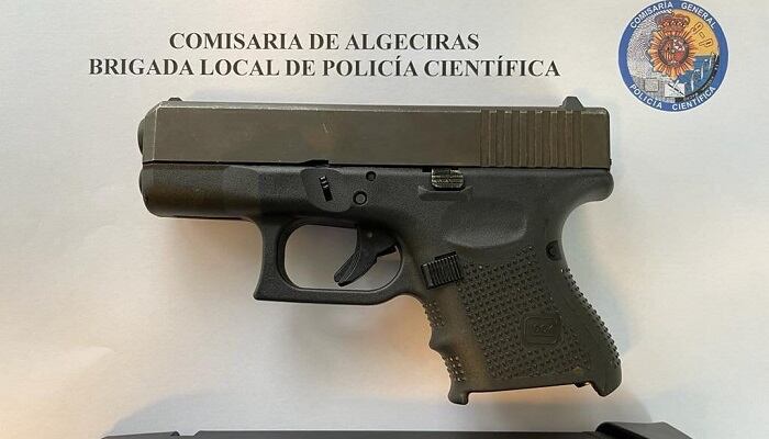 Arma detenida por la Policía