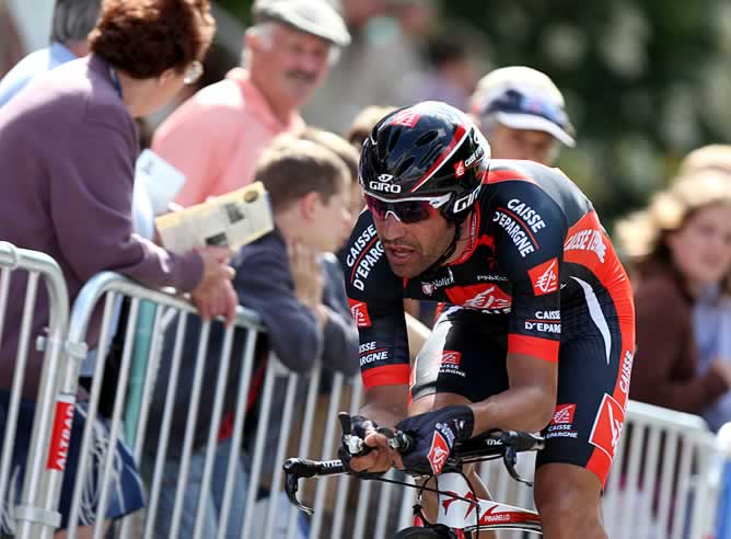 El ciclista gallego Óscar Pereiro en una imagen de archivo como profesional