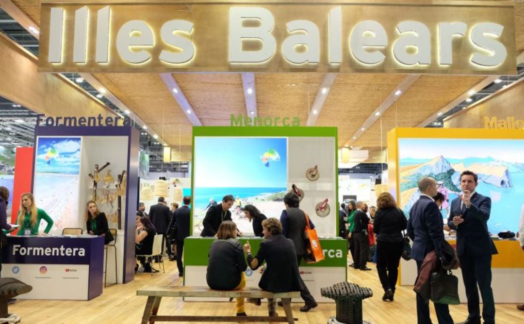 Imatge d&#039;un stand de Balears a passades fires turístiques.