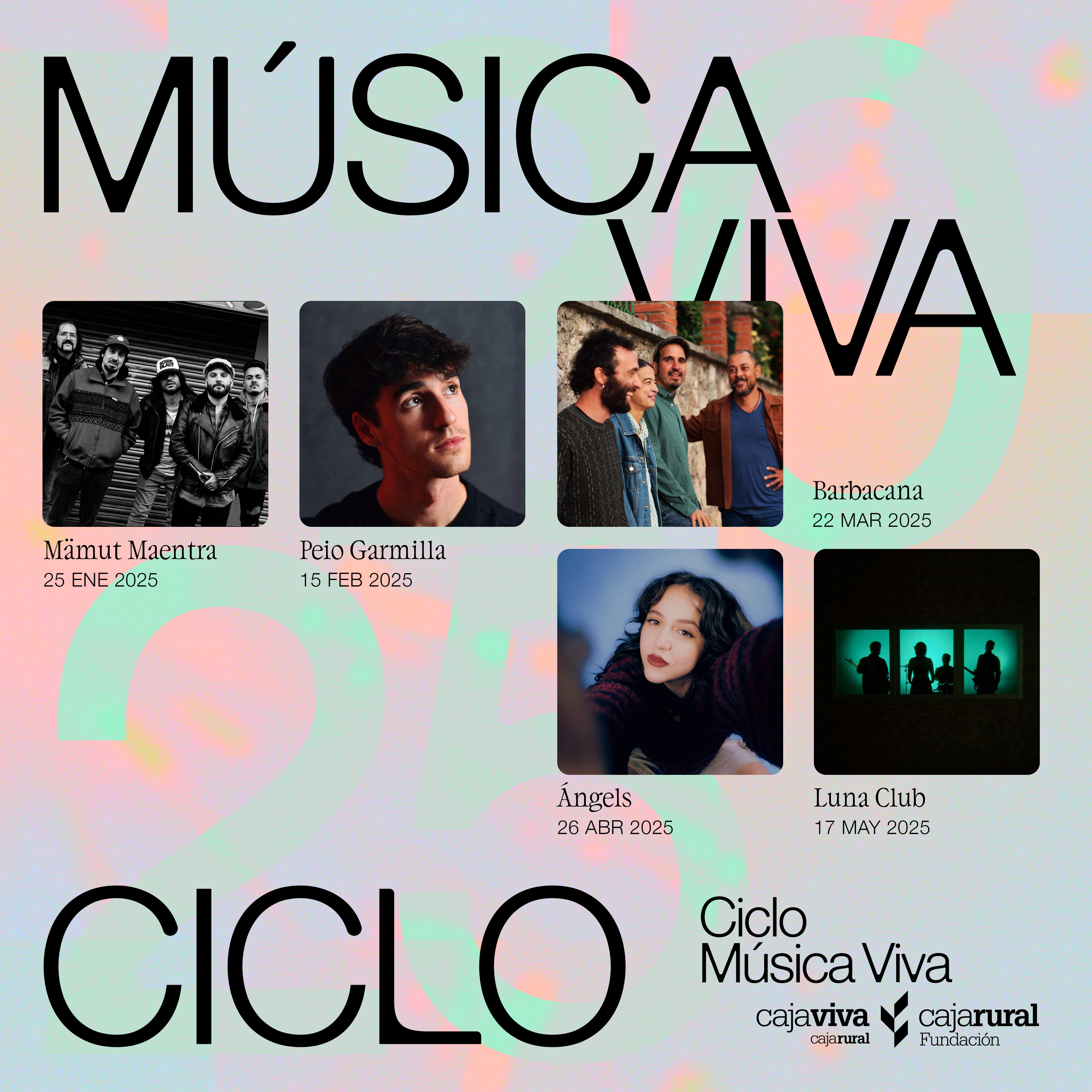 Cartel de la segunda edición del ciclo Música Viva