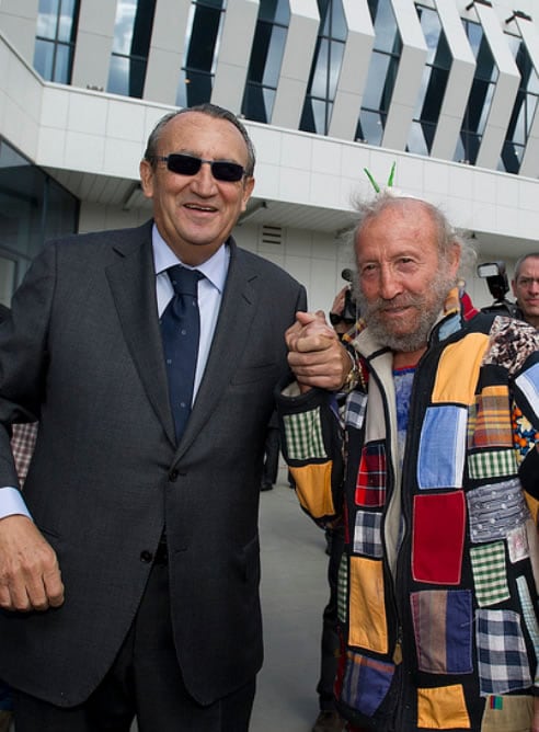 Carlos Fabra y Juan Ripollés en la inauguración del aeropuerto de Castelló el 25 de marzo de 2011