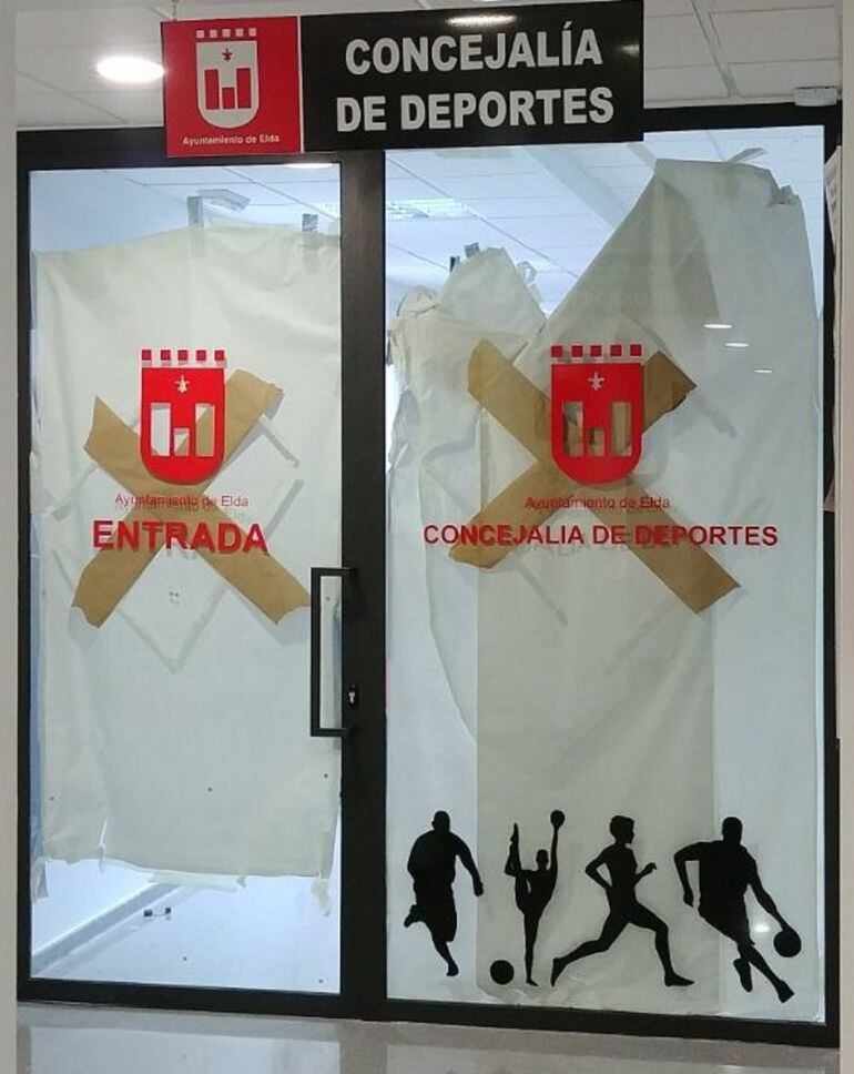 Entrada a la nueva concejalía