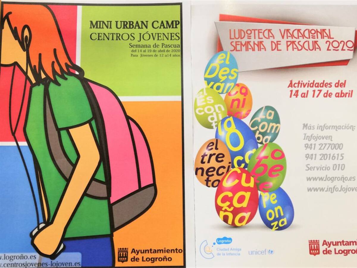 Las ludotecas de Logroño ofrecen 540 plazas para la semana de pascua
