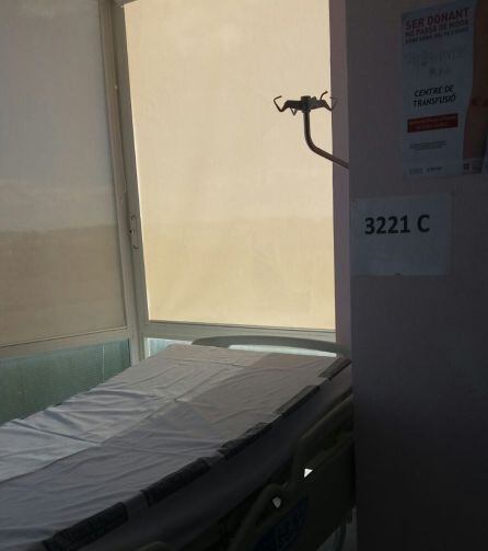 Camilla habilitada en uno de los solariums