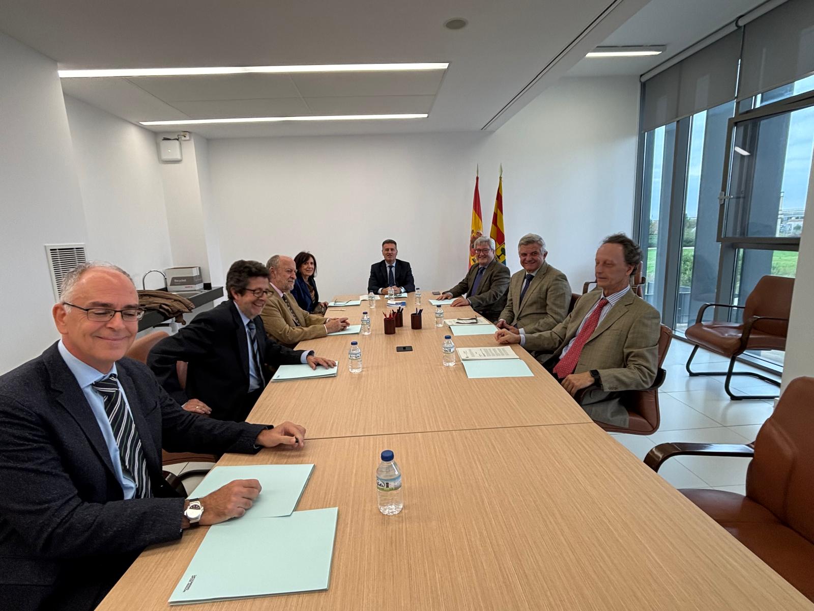 Reunión en Huesca de la sala de gobierno del TSJA