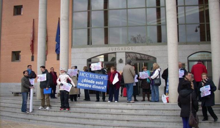 Cooperativistas ante los juzgados de Getafe