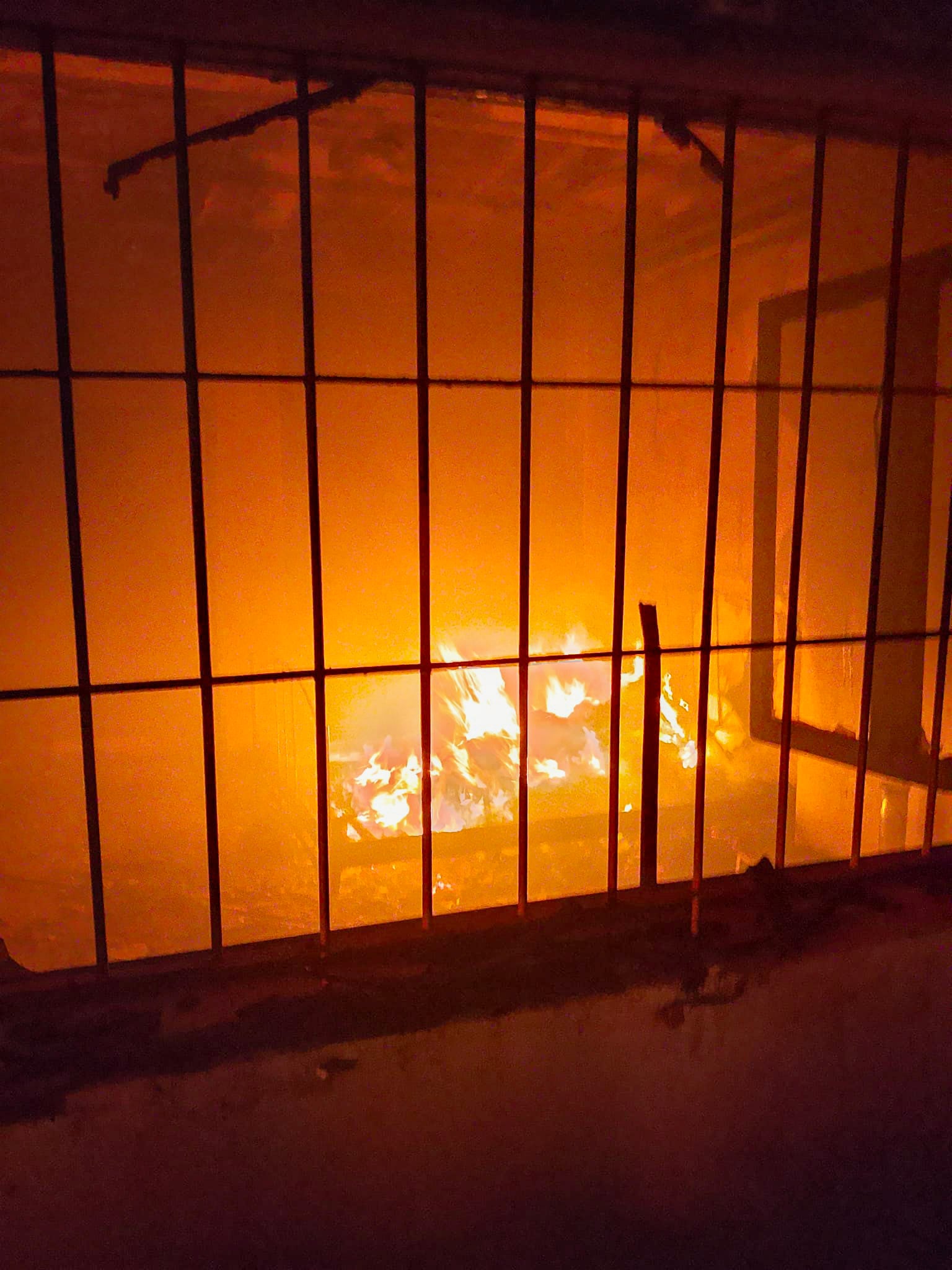 Imagen del incendio
