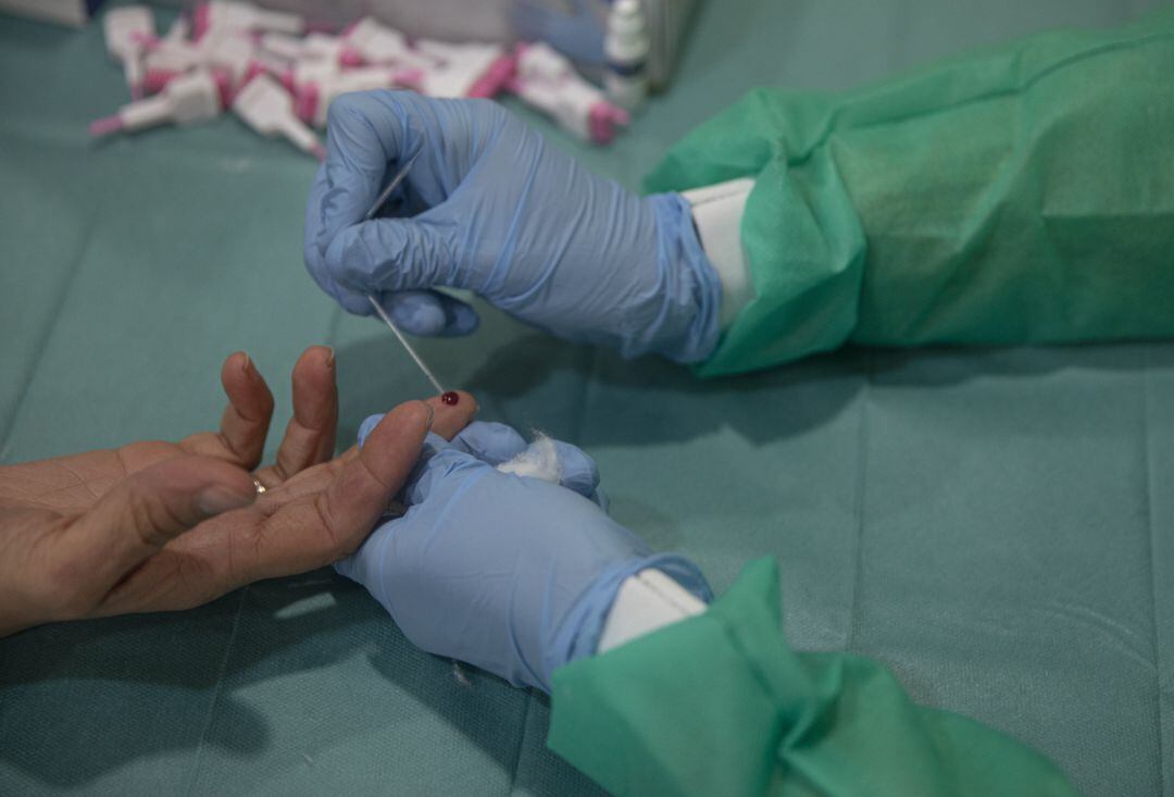 Test de cribado de la Covid-19.