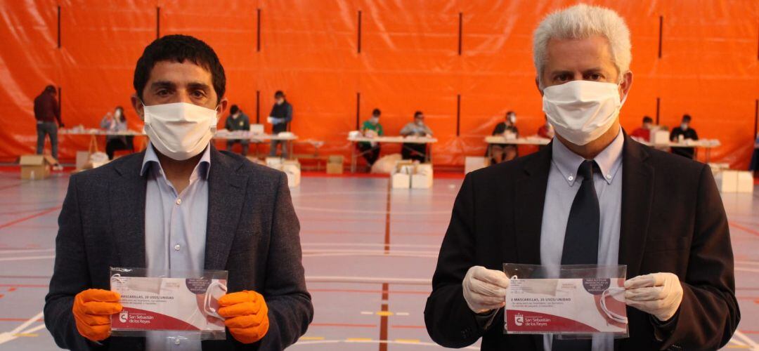 Narciso Romero, alcalde de Sanse (PSOE) y Miguel Ángel Martín Perdiguero, vicealcalde de Sanse (Cs)