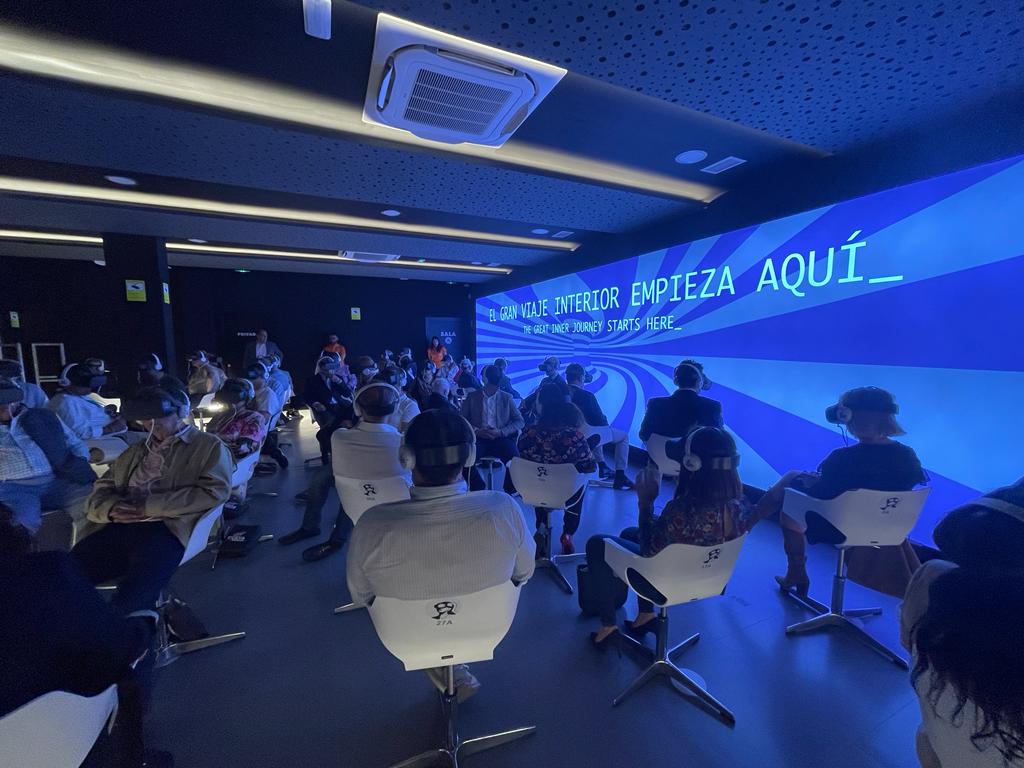 La nueva sala de realidad virtual, la mayor de Europa, ya esta abierta al público