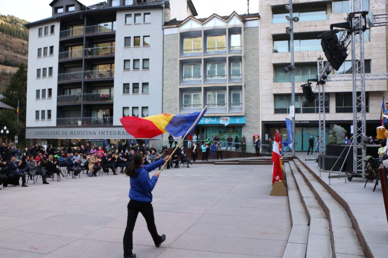 Inauguració del World Triathlon Winter Championships a Sant Julià de Lòria.