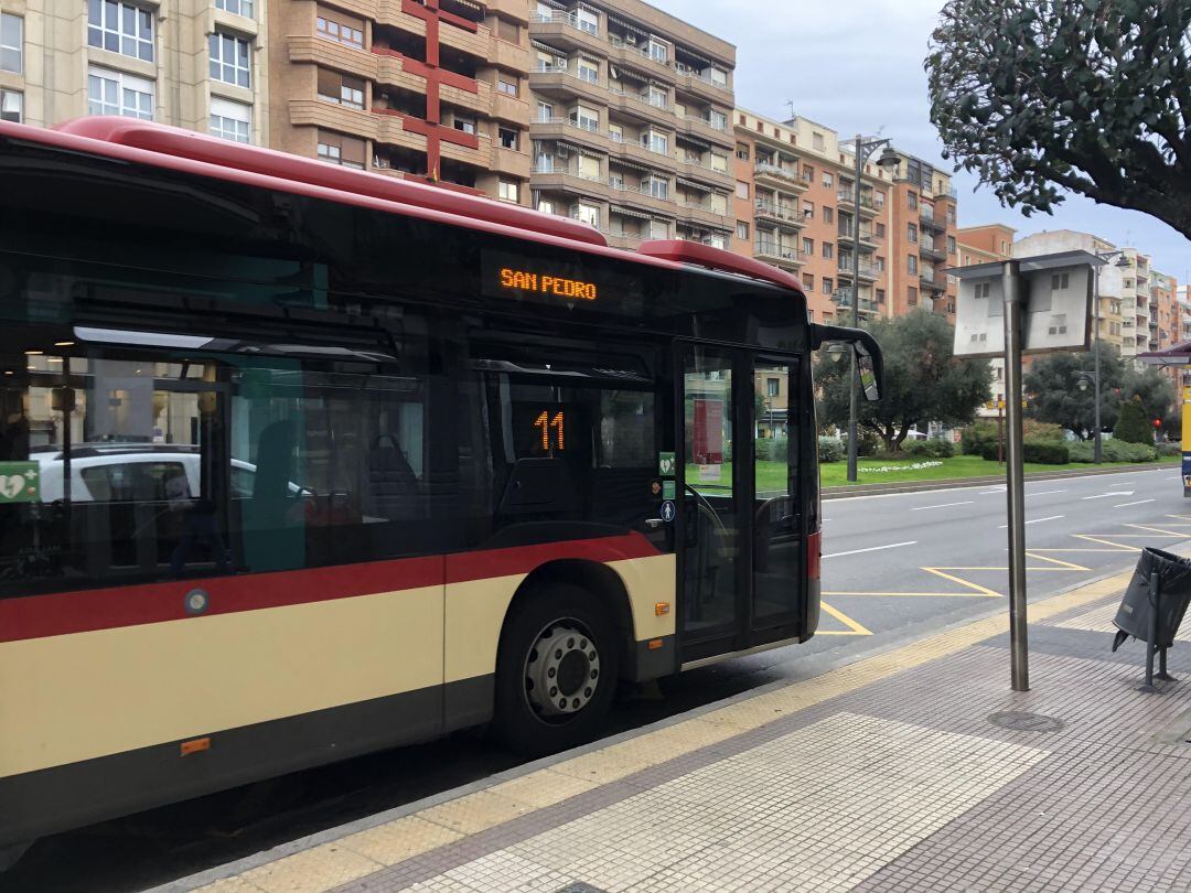 Autobús urbano en Logroño