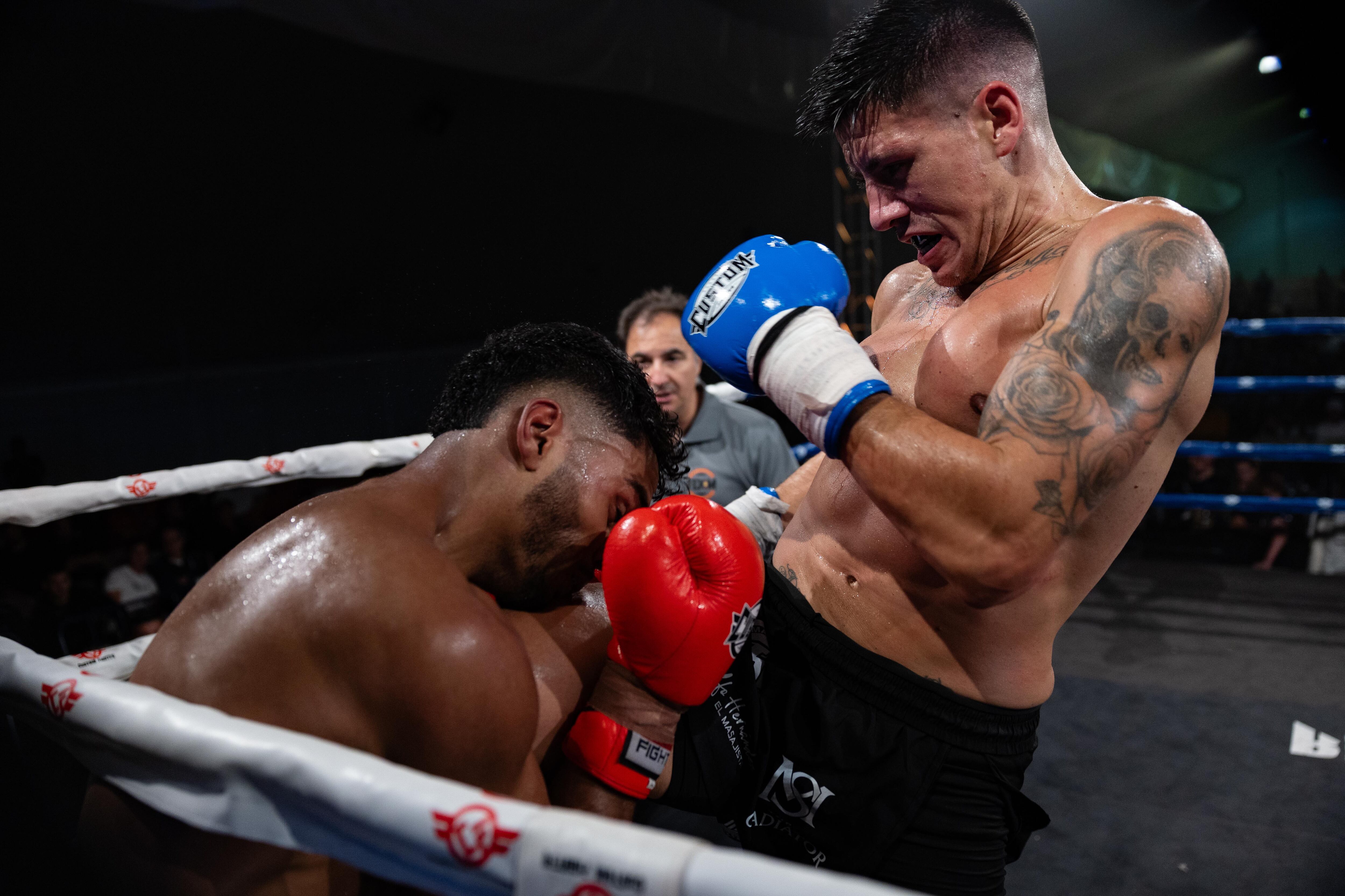 Máximo Suárez, campeón en el combate de fondo por el título mundial Slam Series K-1