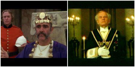 El hombre que pudo reinar y Desde el infierno, dos extremos de la imagen de la masonería dada por la pantalla