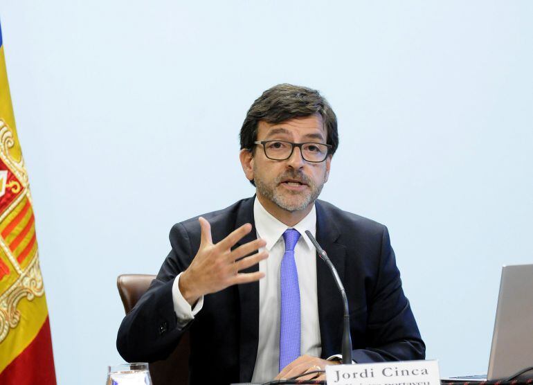 Jordi Cinca, ministre portaveu