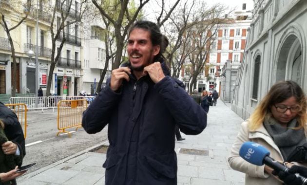 Alberto Rodríguez tras declarar en el Supremo